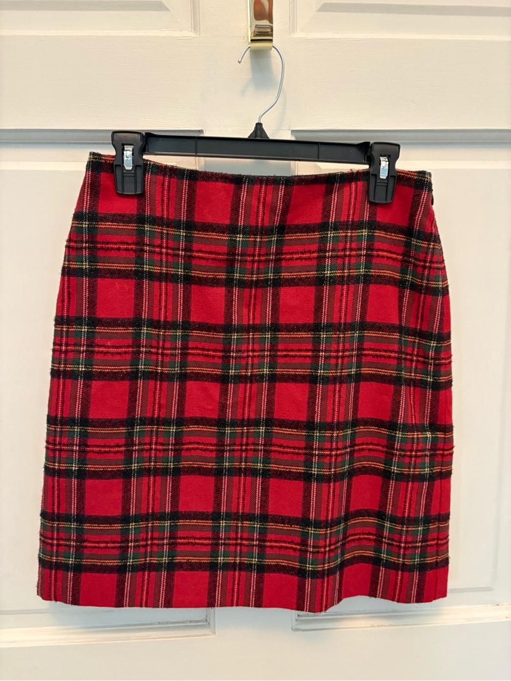 Talbots Red Plaid Mini Skirt